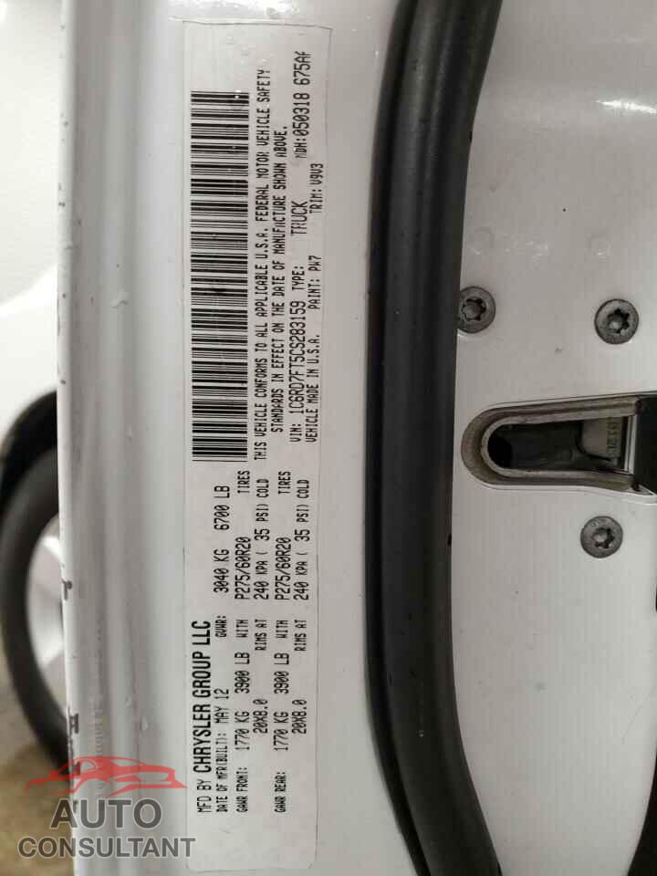 DODGE RAM 1500 2012 - 1C6RD7FT5CS283159