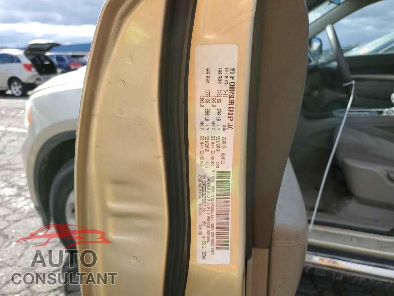 DODGE DURANGO 2011 - 1D4RE2GG3BC708917