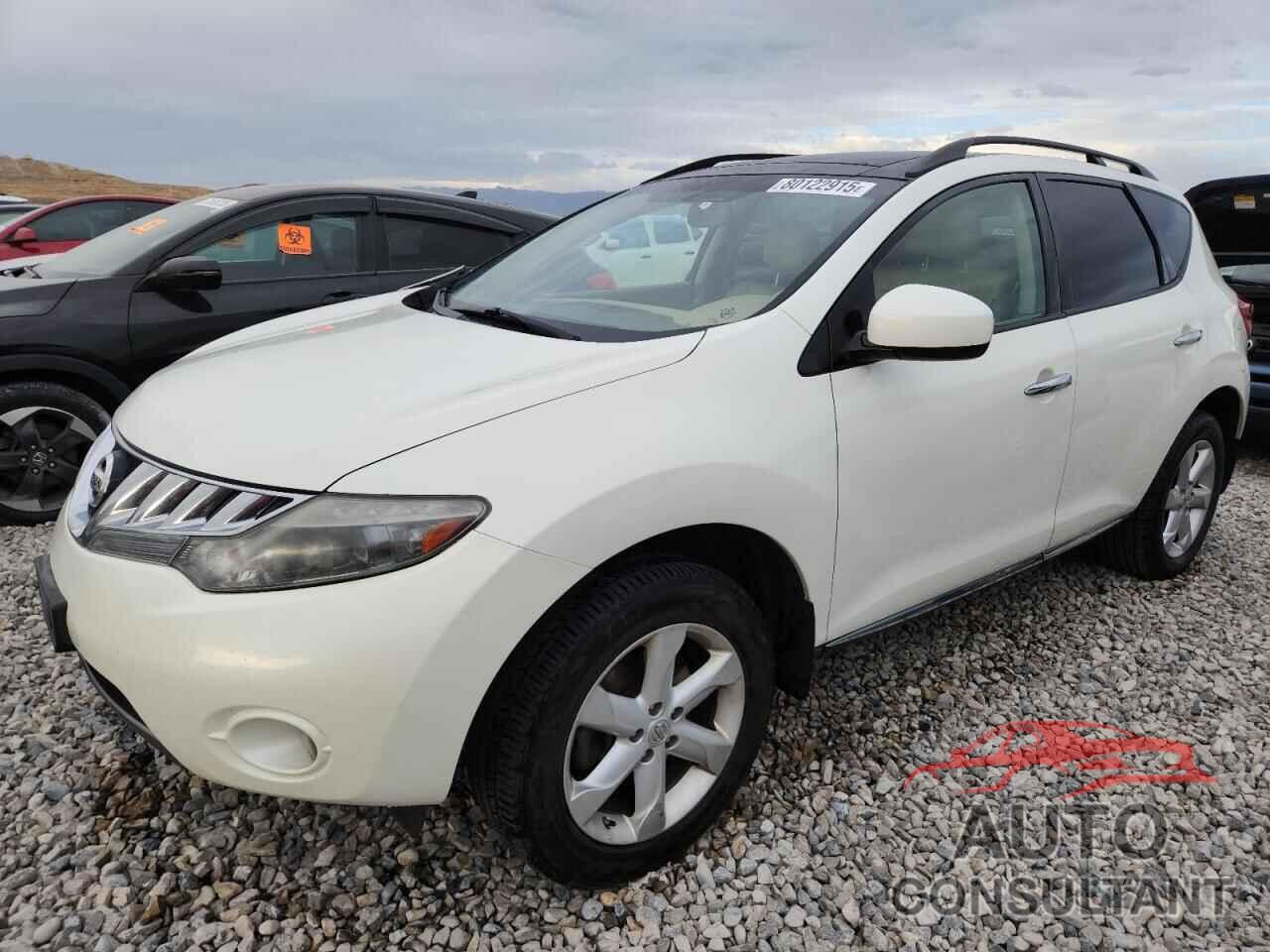 NISSAN MURANO 2009 - JN8AZ18W69W117024