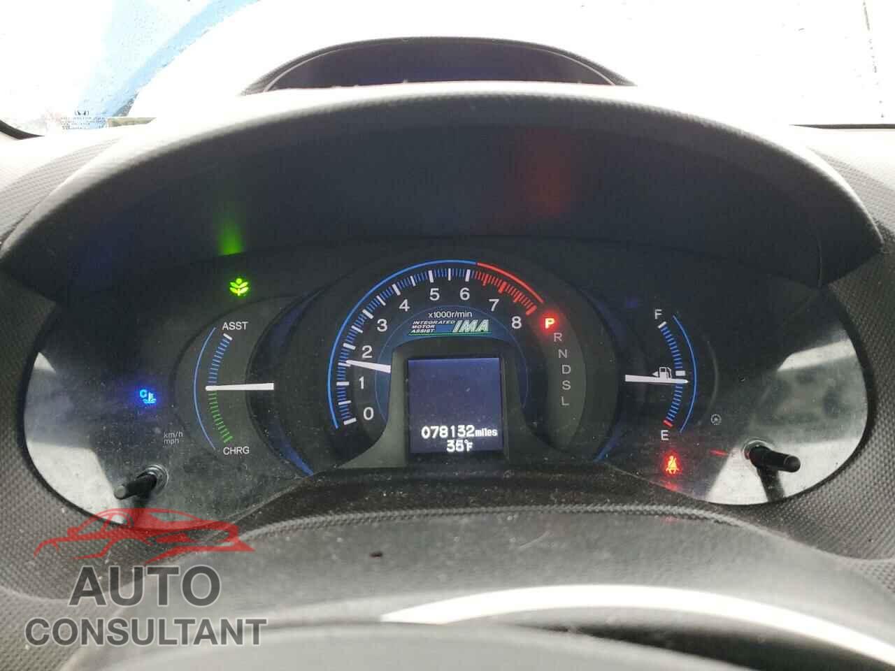 HONDA INSIGHT 2012 - JHMZE2H53CS006094
