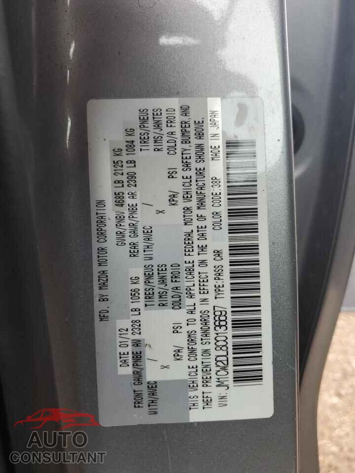 MAZDA 5 2012 - JM1CW2DL8C0136697