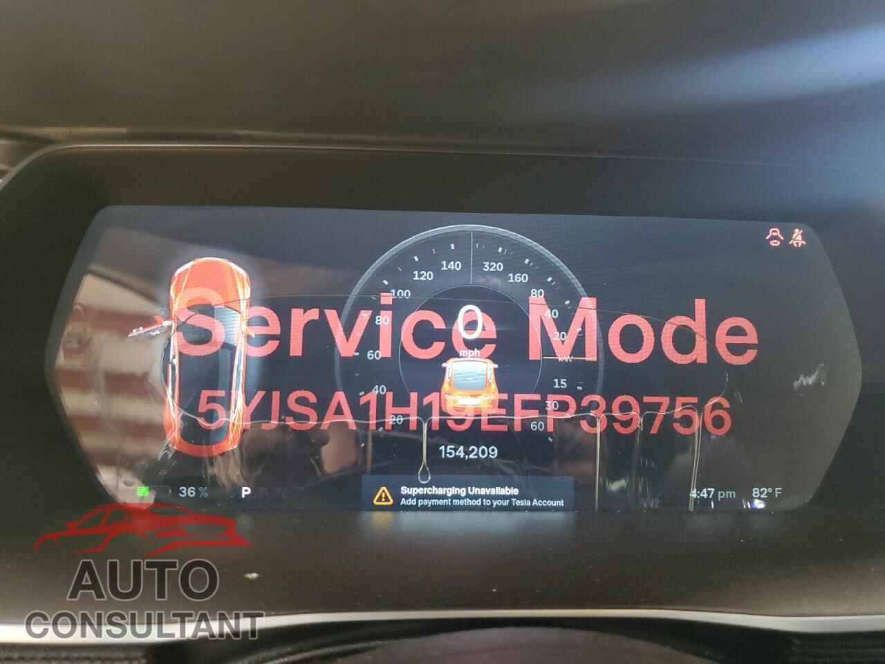 TESLA MODEL S 2014 - 5YJSA1H19EFP39756