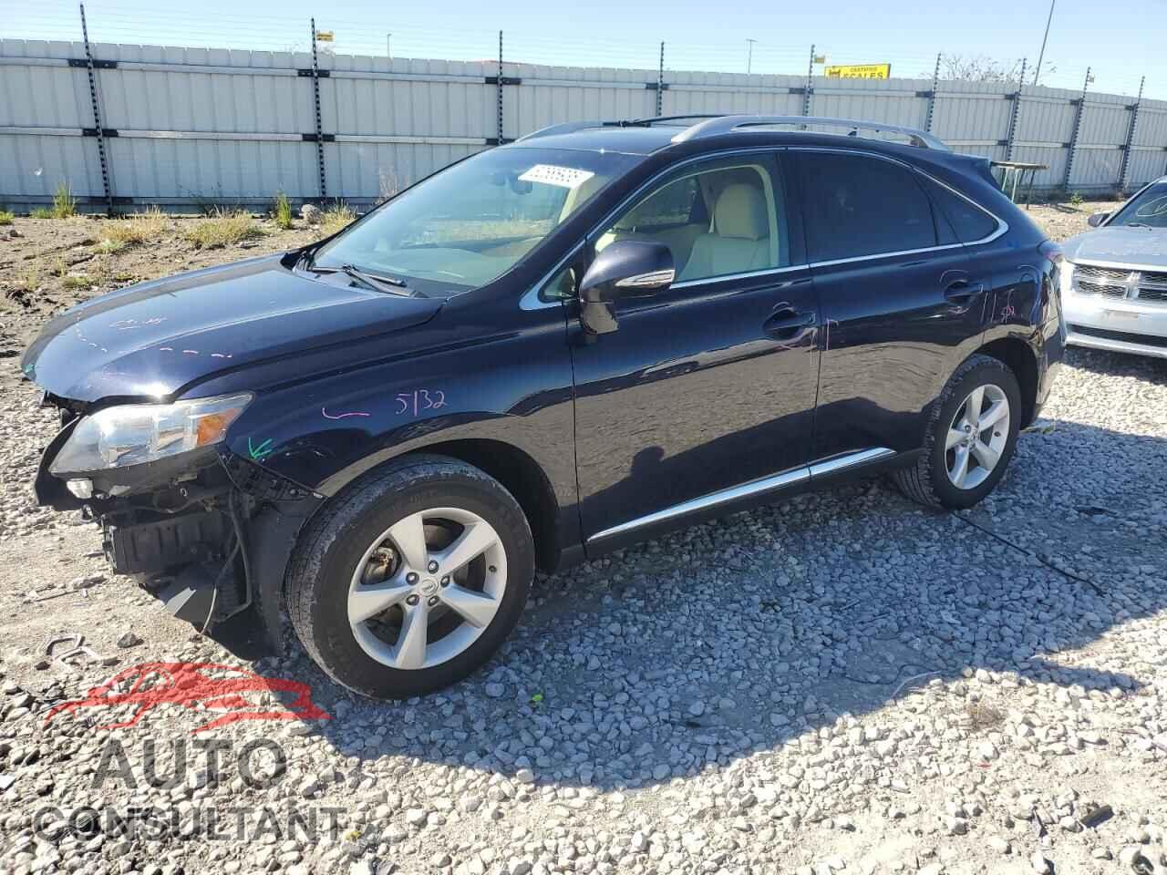 LEXUS RX350 2010 - 2T2BK1BA2AC077678