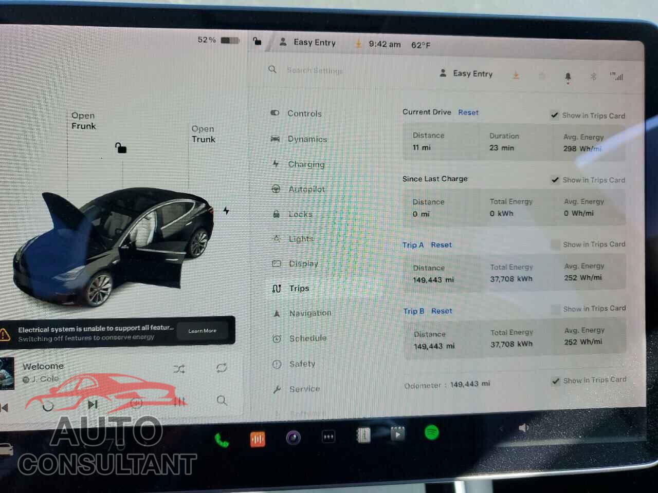 TESLA MODEL 3 2020 - 5YJ3E1EB5LF622372