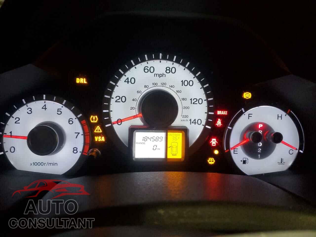 HONDA PILOT 2011 - 5FNYF4H58BB001149