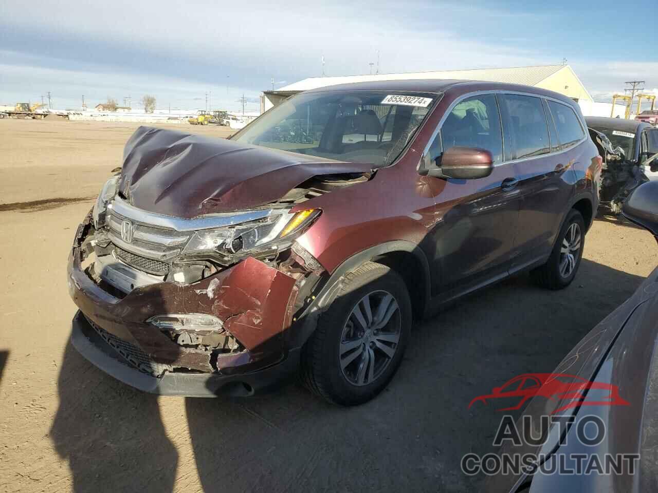 HONDA PILOT 2017 - 5FNYF6H51HB057258