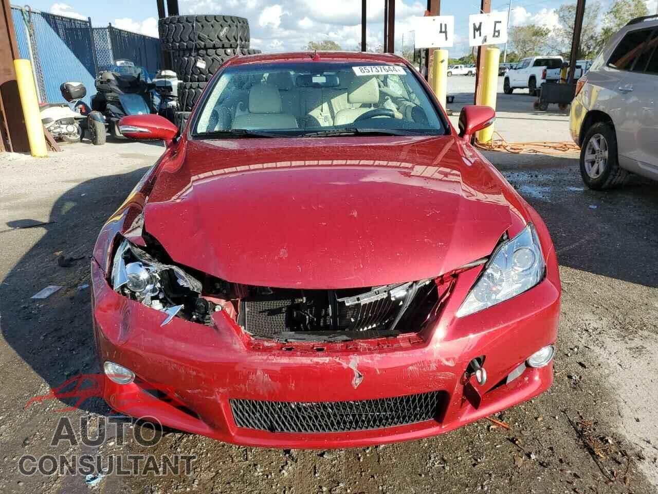 LEXUS IS 2010 - JTHFE2C22A2501707