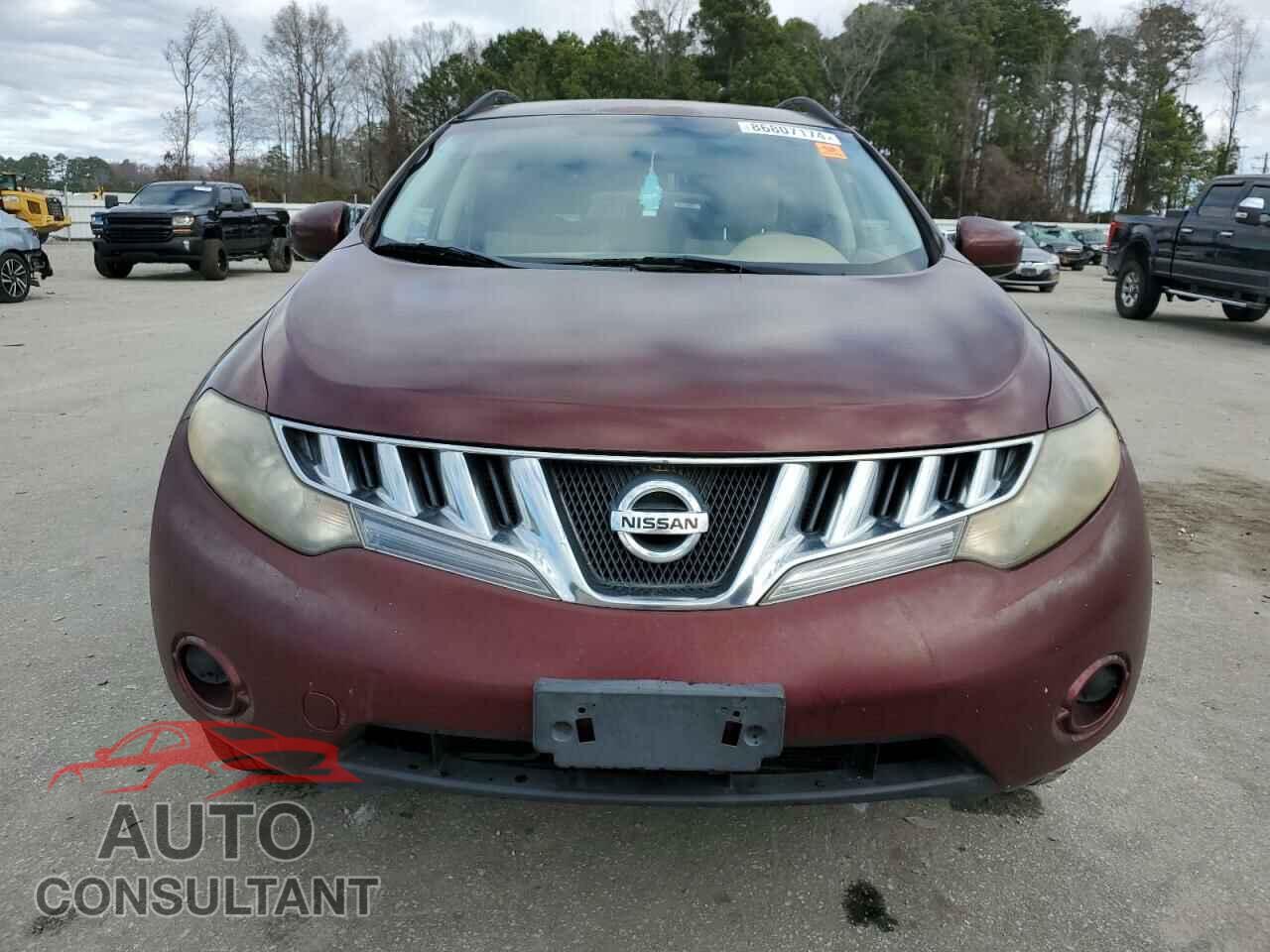 NISSAN MURANO 2009 - JN8AZ18WX9W202075