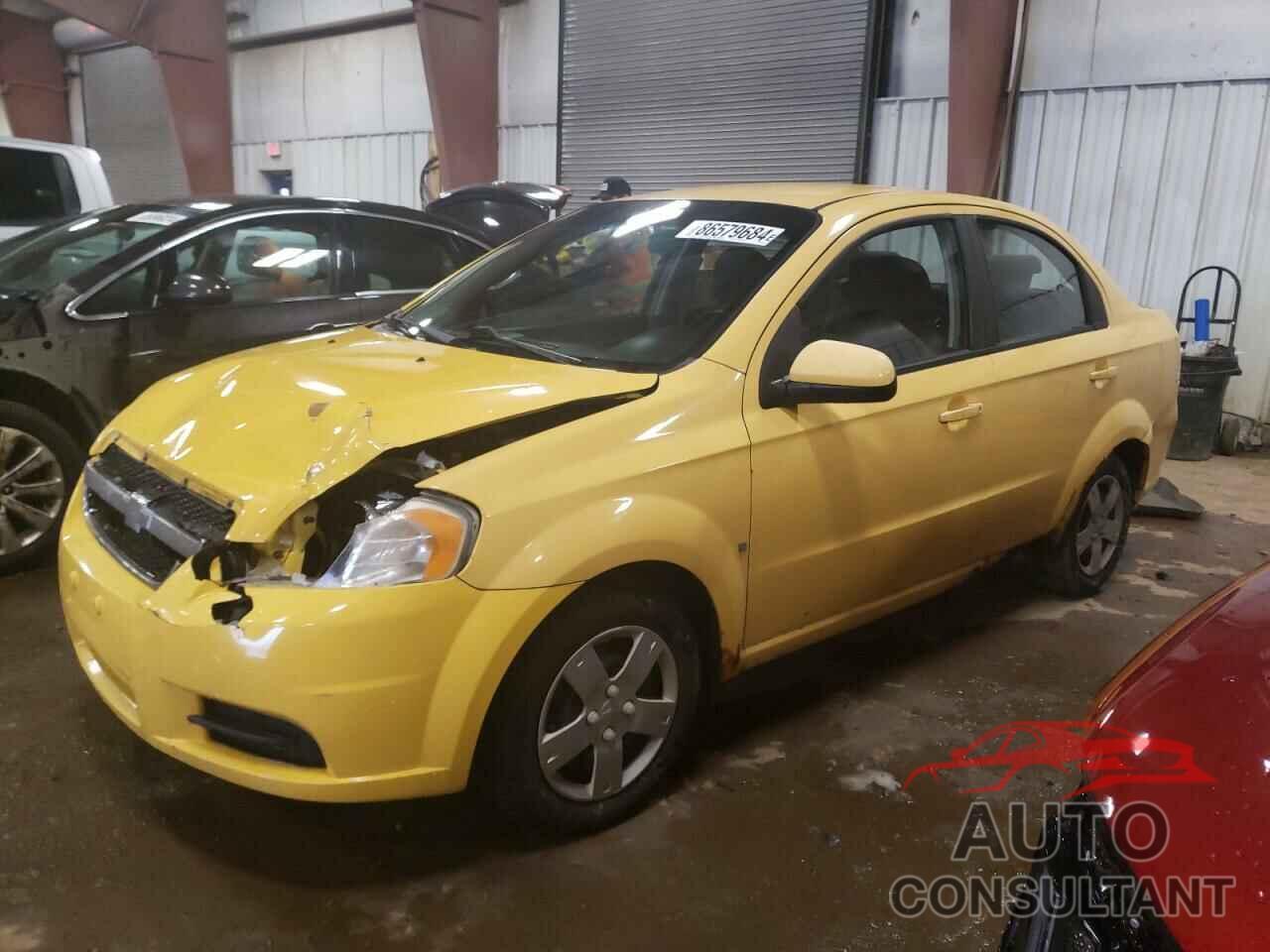 CHEVROLET AVEO 2009 - KL1TD56E69B317937