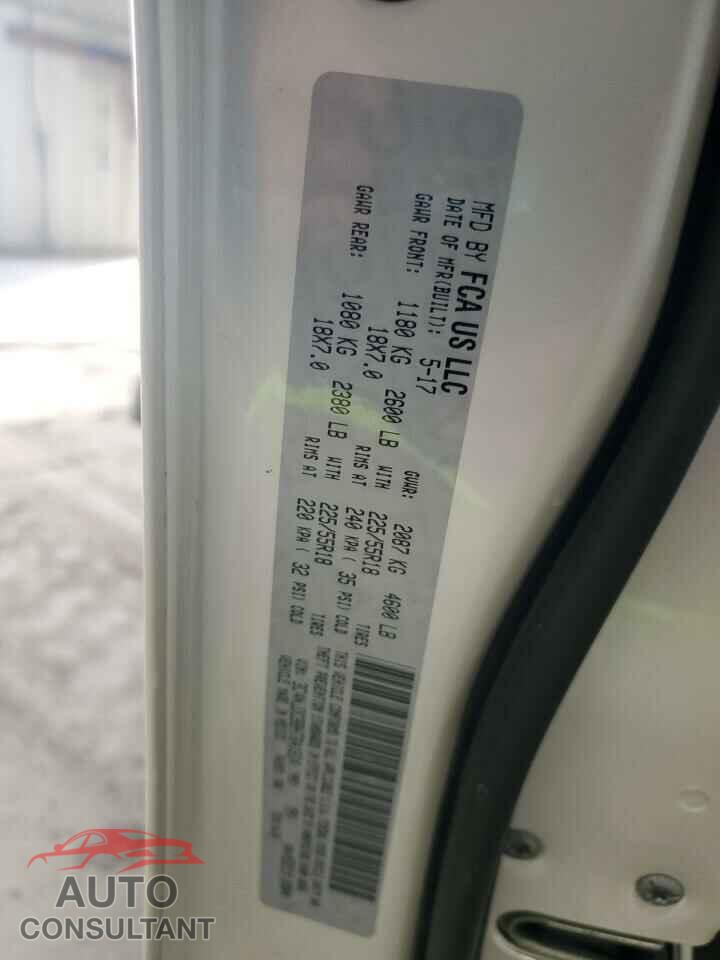 JEEP COMPASS 2017 - 3C4NJDCB8HT641614