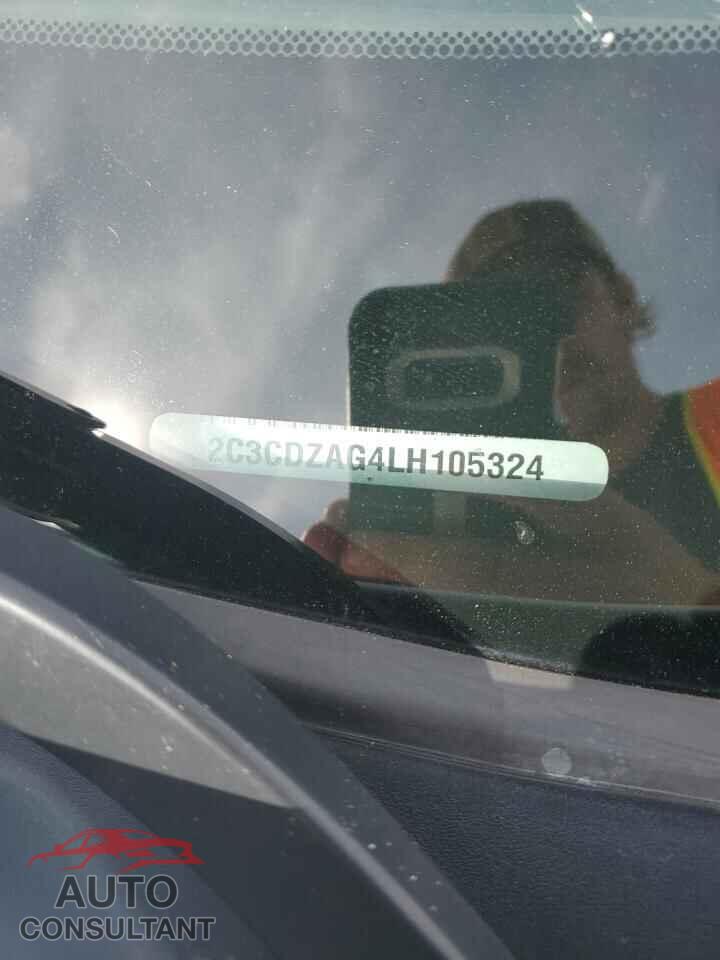 DODGE CHALLENGER 2020 - 2C3CDZAG4LH105324