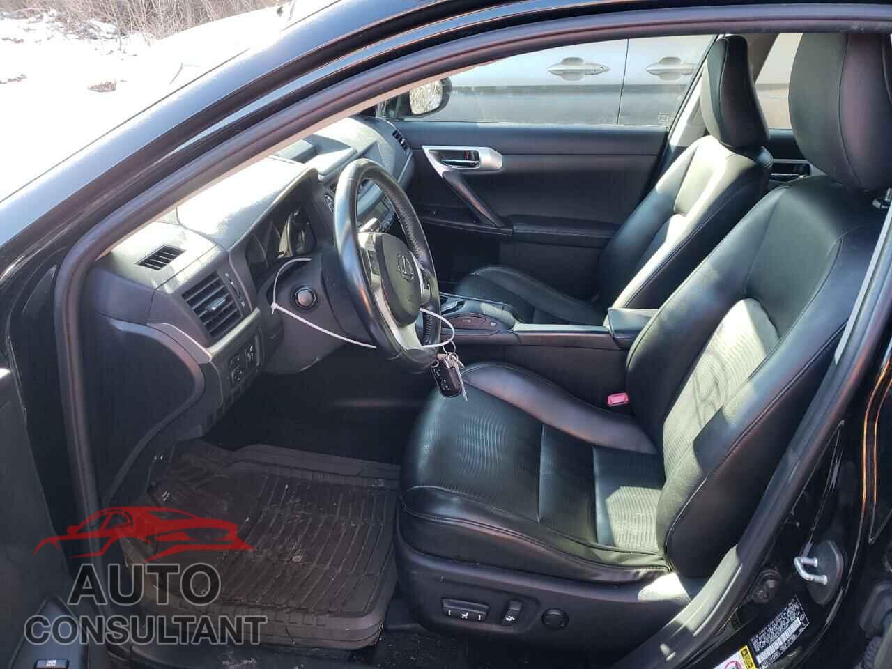 LEXUS CT 200 2012 - JTHKD5BH7C2109544
