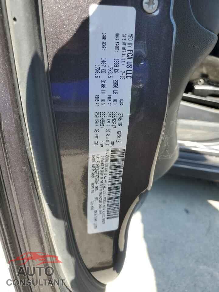 DODGE CARAVAN 2015 - 2C4RDGBG7FR750962