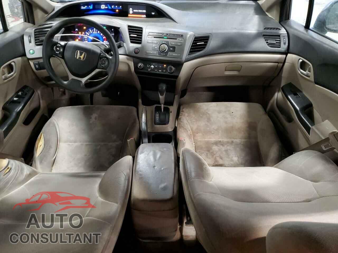 HONDA CIVIC 2012 - 2HGFB2F52CH581280