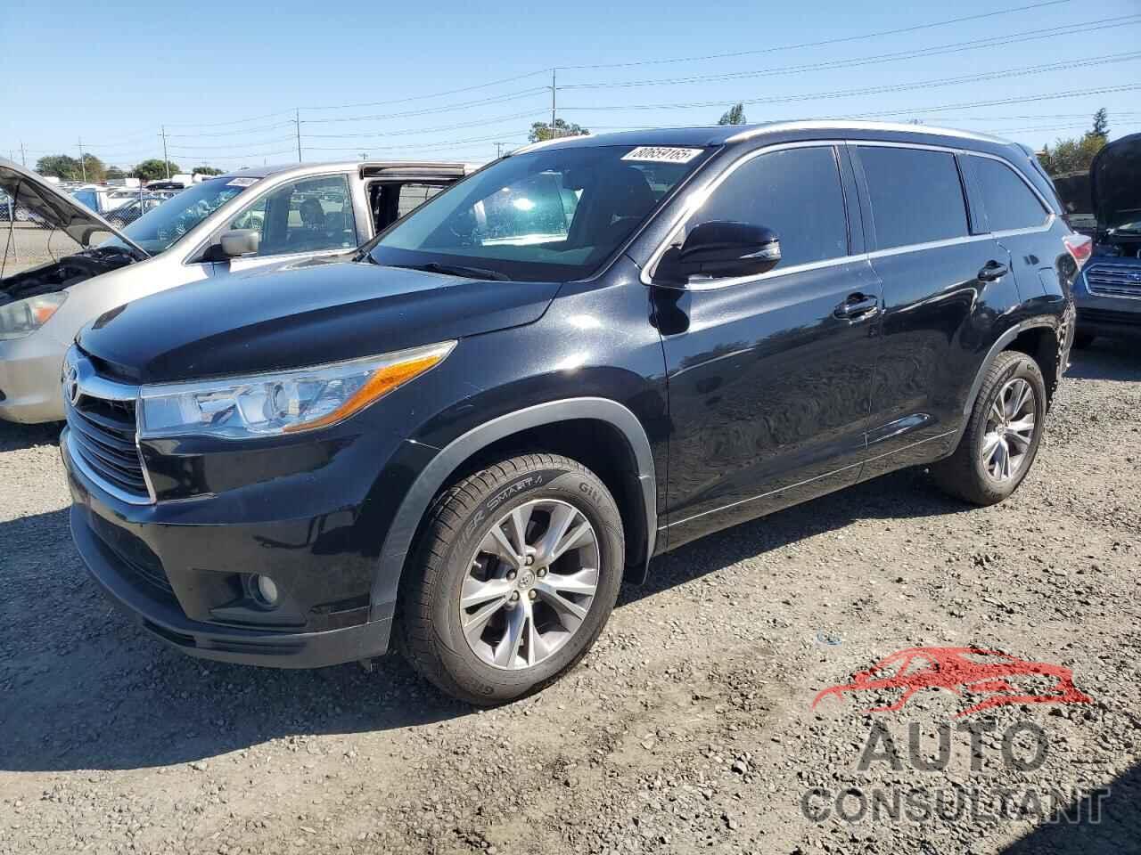 TOYOTA HIGHLANDER 2015 - 5TDJKRFHXFS096452