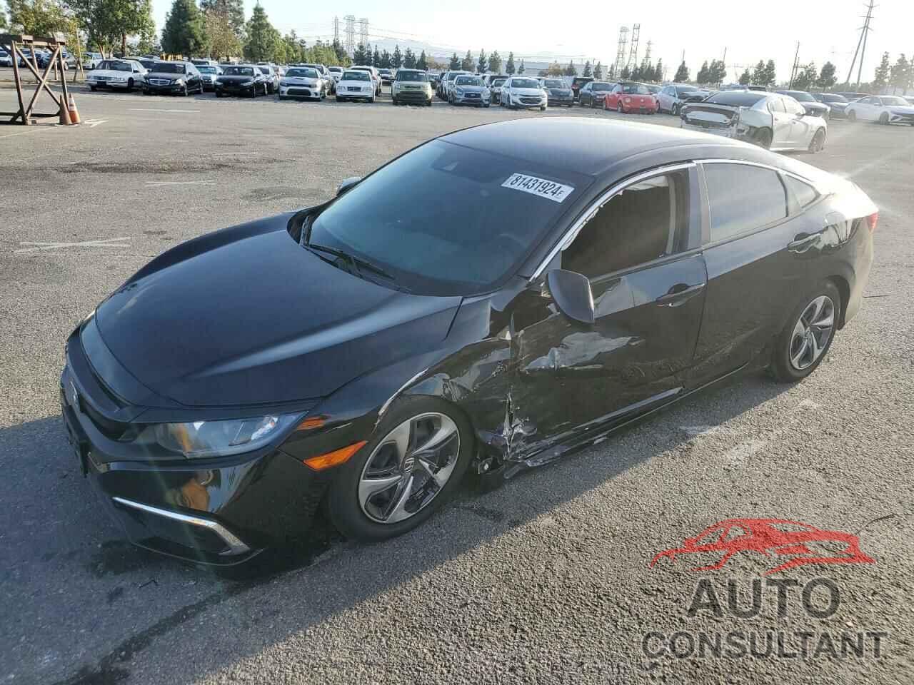 HONDA CIVIC 2020 - 19XFC2F69LE213985