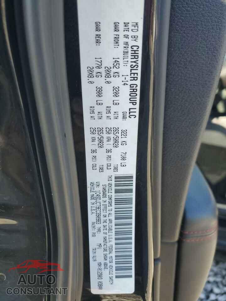DODGE DURANGO 2014 - 1C4SDJCT9EC390983