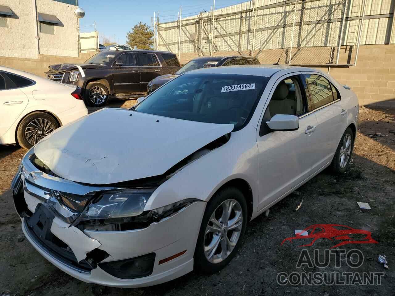 FORD FUSION 2012 - 3FAHP0HA5CR372519
