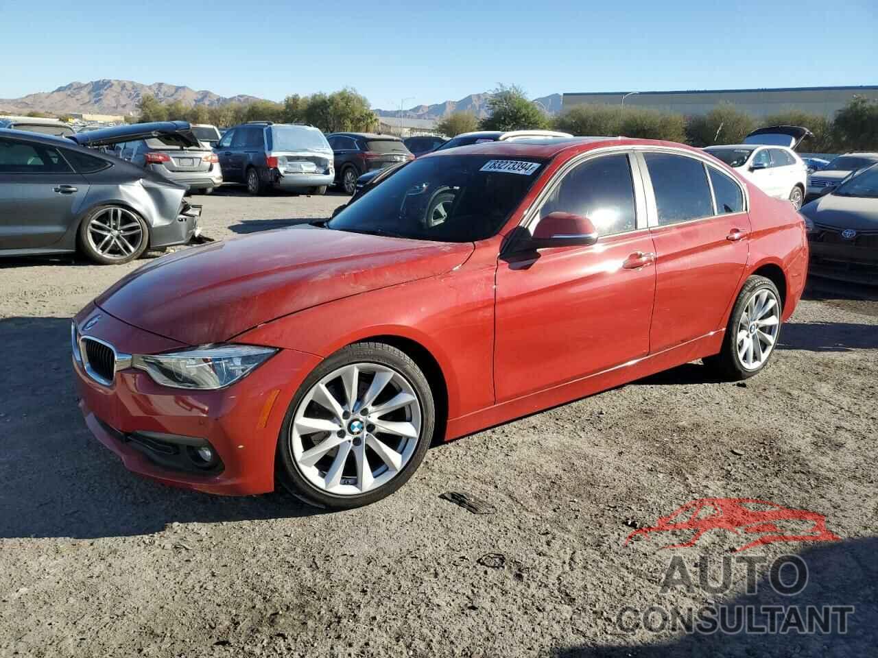 BMW 3 SERIES 2018 - WBA8A3C54JA492498