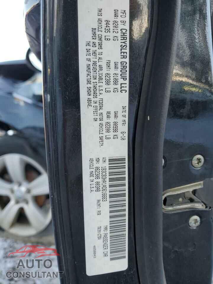 DODGE CALIBER 2010 - 1B3CB3HA1AD616663