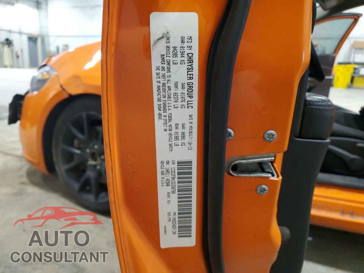 DODGE DART 2013 - 1C3CDFBA1DD336768