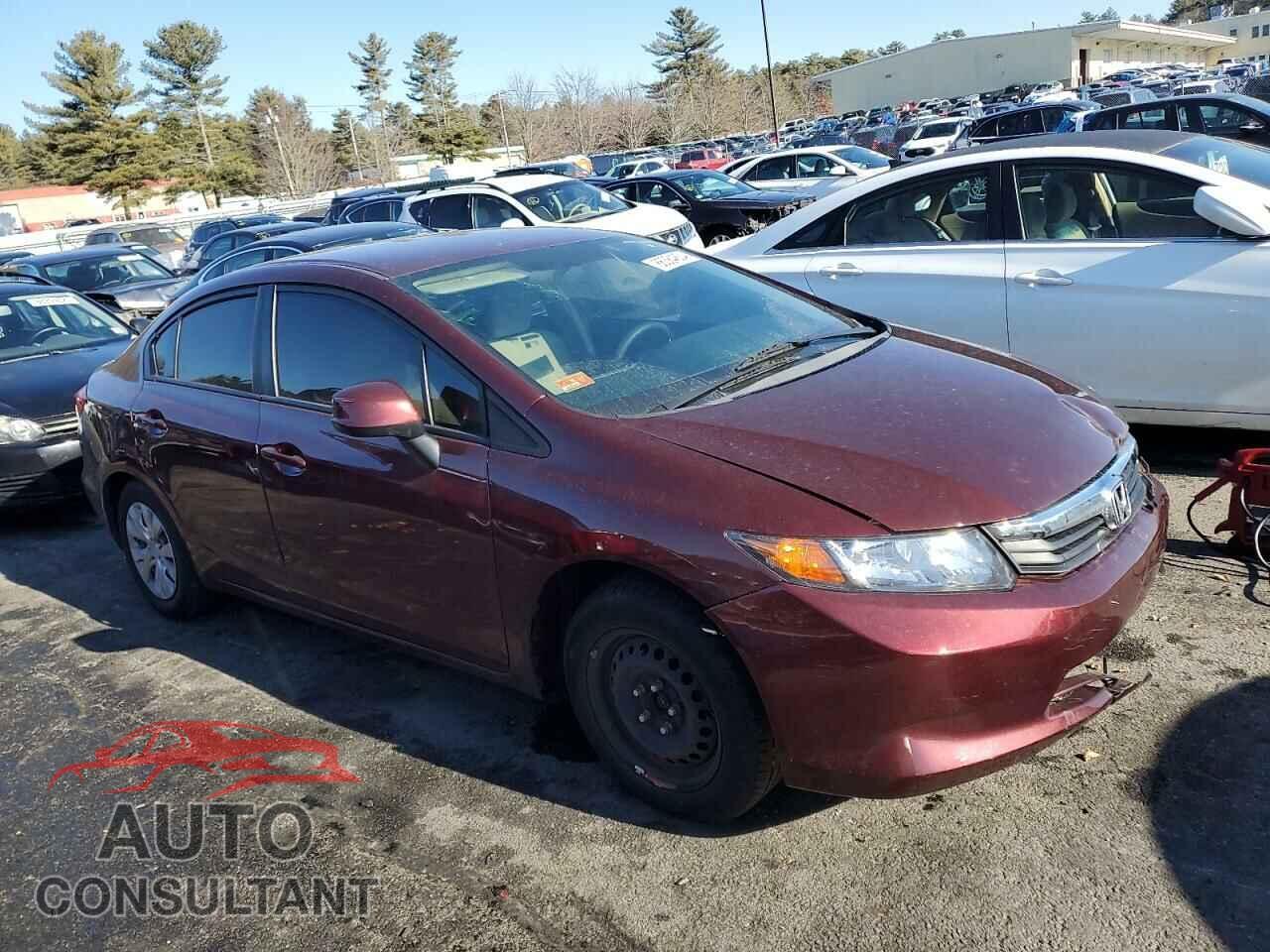 HONDA CIVIC 2012 - 2HGFB2F53CH545002