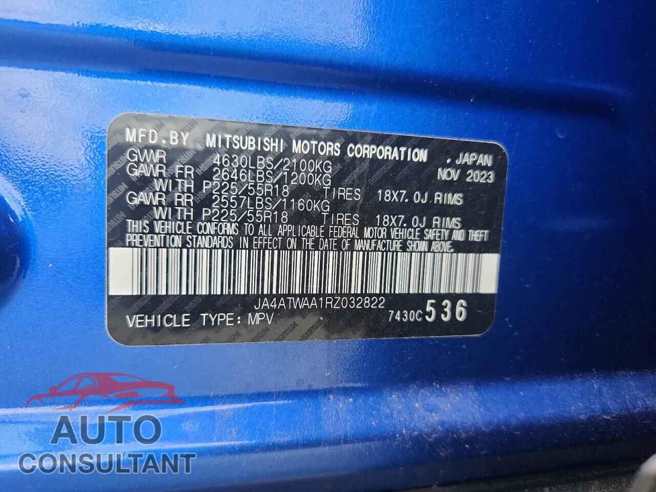 MITSUBISHI ECLIPSE 2024 - JA4ATWAA1RZ032822