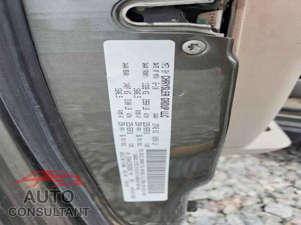 DODGE CARAVAN 2010 - 2D4RN4DE2AR362881
