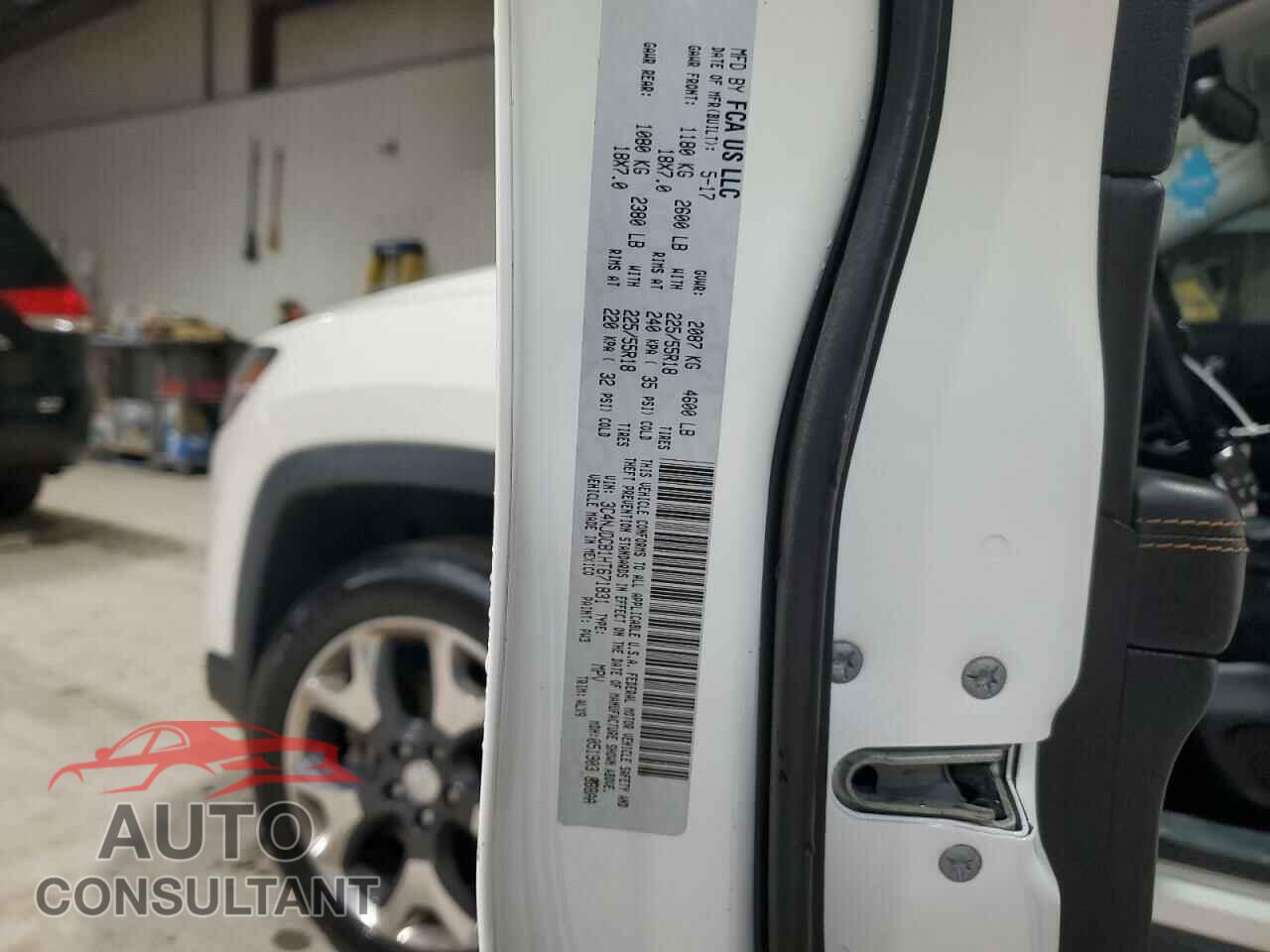 JEEP COMPASS 2017 - 3C4NJDCB1HT671831