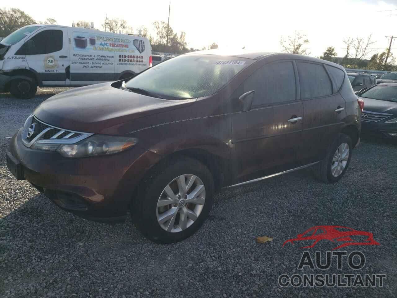 NISSAN MURANO 2013 - JN8AZ1MU8DW211564