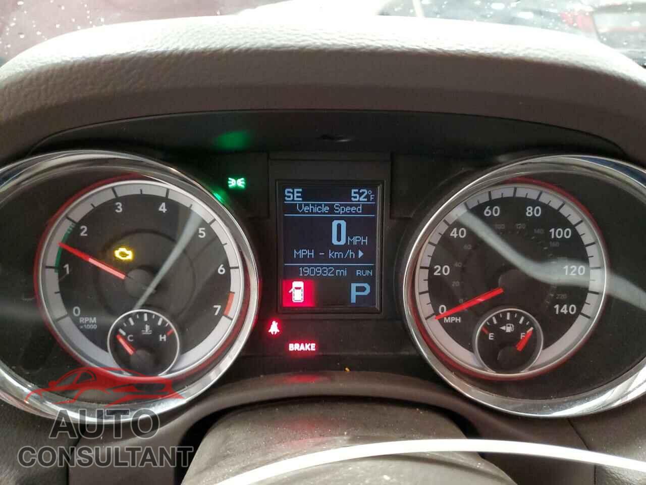 DODGE DURANGO 2012 - 1C4RDJAG8CC213147