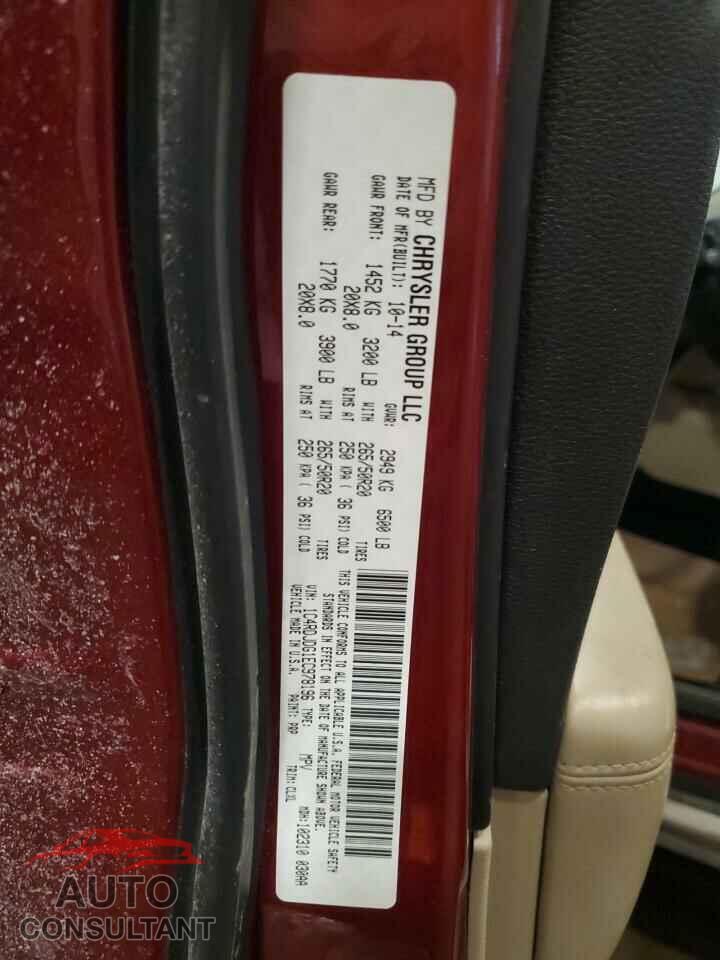 DODGE DURANGO 2014 - 1C4RDJDG1EC978196