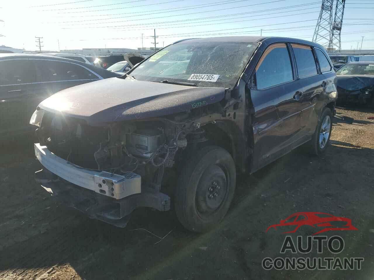 TOYOTA HIGHLANDER 2015 - 5TDDKRFH2FS219903