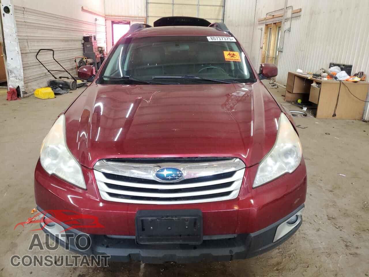 SUBARU OUTBACK 2012 - 4S4BRBCC2C3284620