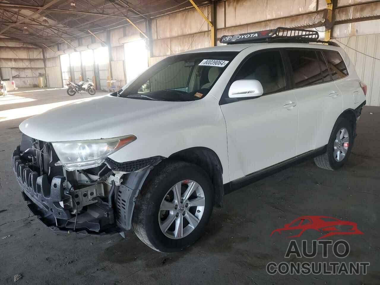 TOYOTA HIGHLANDER 2013 - 5TDZK3EH8DS098490