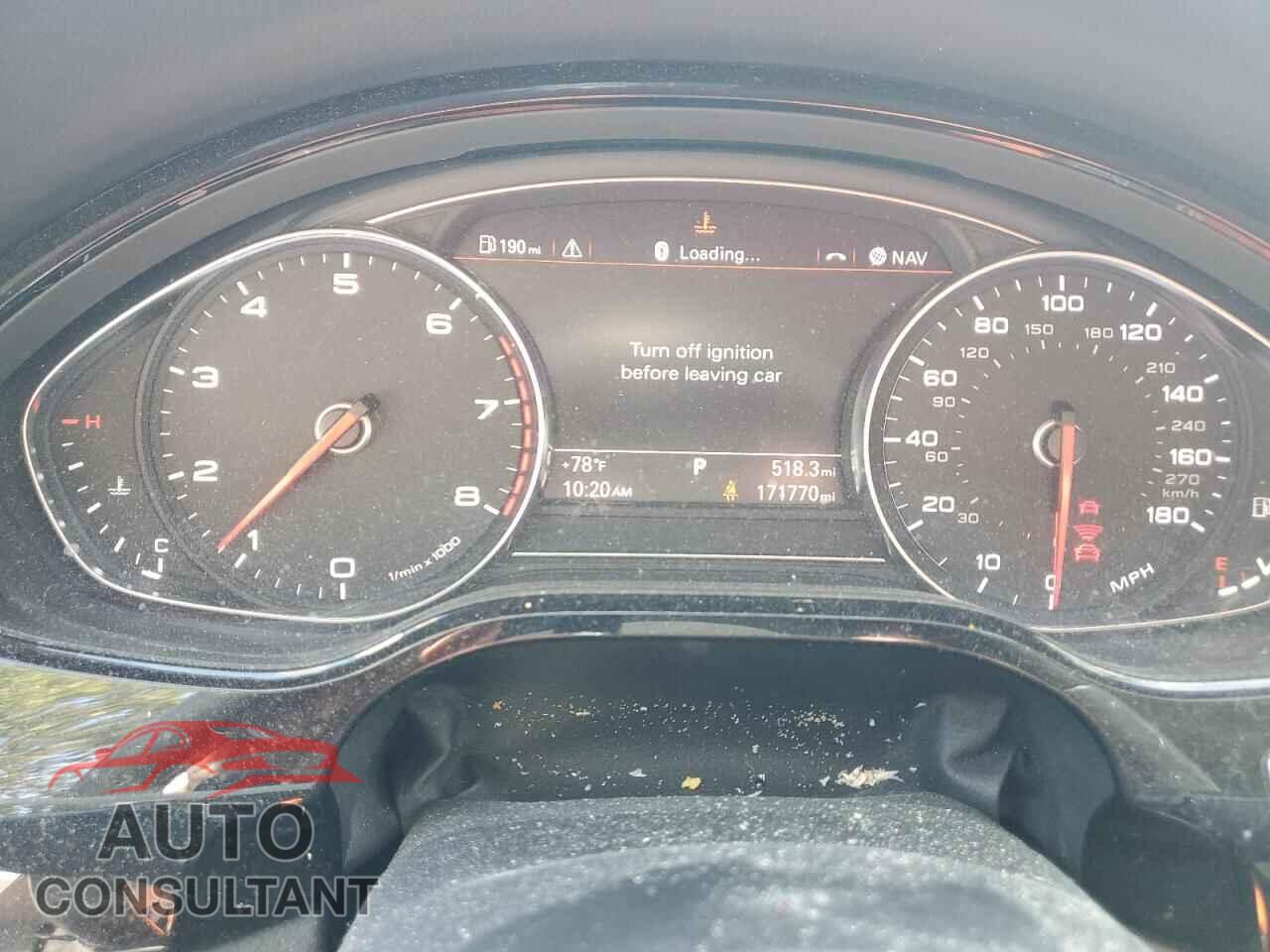 AUDI A8 2013 - WAURGAFD9DN017341