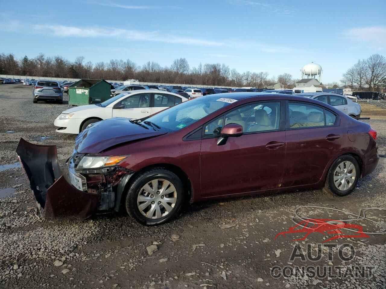 HONDA CIVIC 2012 - 19XFB2F56CE322818