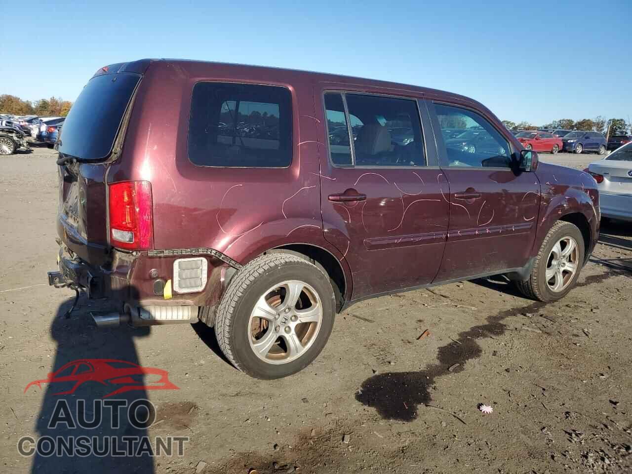 HONDA PILOT 2012 - 5FNYF4H58CB077004