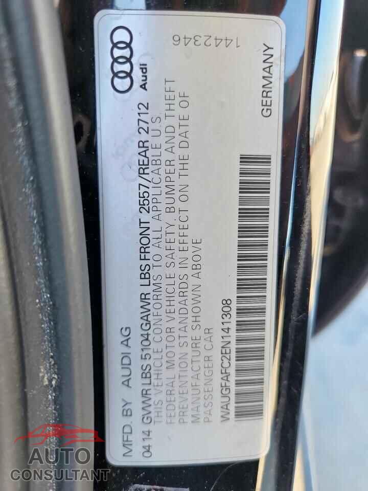 AUDI A6 2014 - WAUGFAFC2EN141308