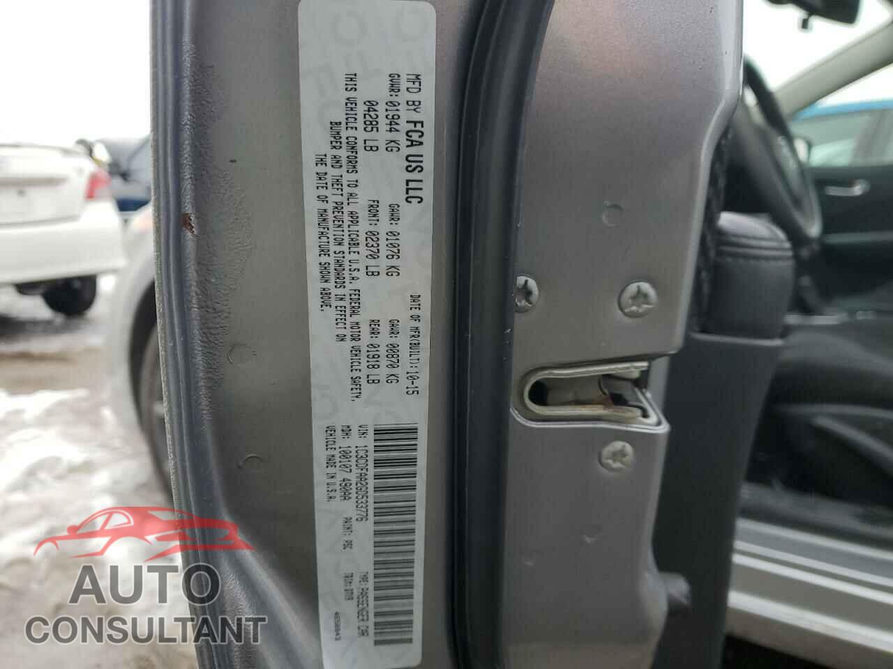DODGE DART 2016 - 1C3CDFAA2GD533776