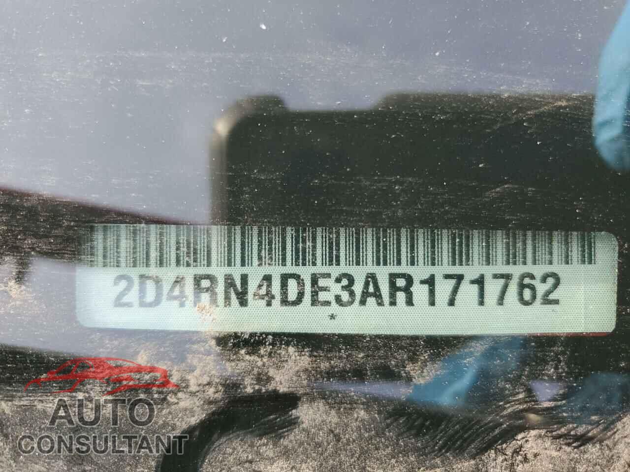 DODGE CARAVAN 2010 - 2D4RN4DE3AR171762