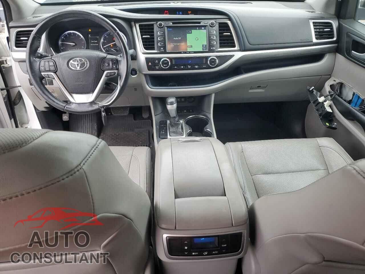 TOYOTA HIGHLANDER 2017 - 5TDDZRFH4HS453622