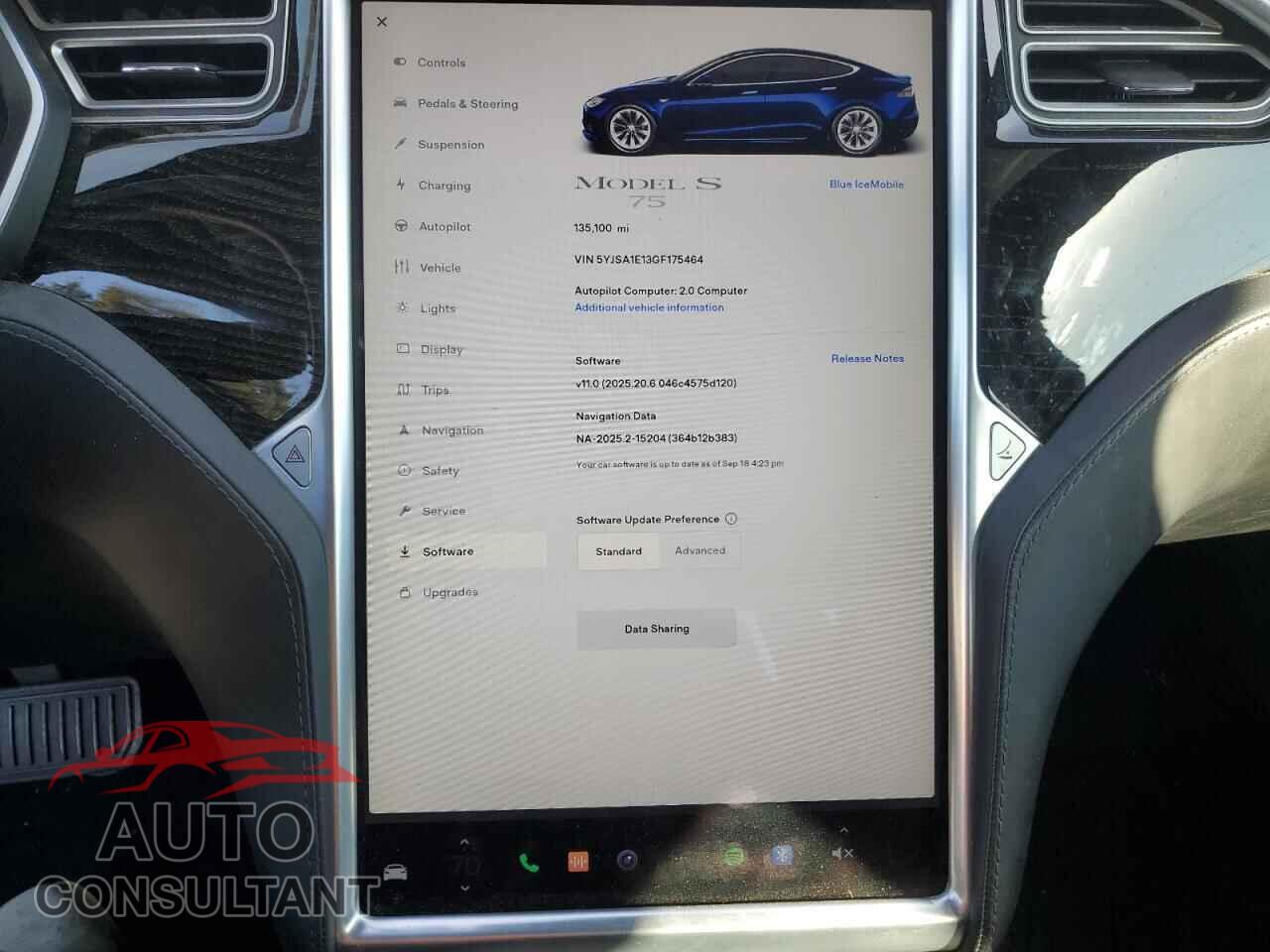 TESLA MODEL S 2016 - 5YJSA1E13GF175464