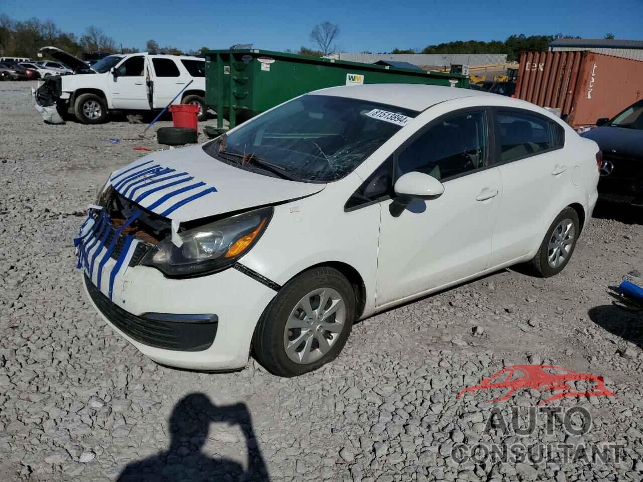 KIA RIO 2016 - KNADM4A35G6688037