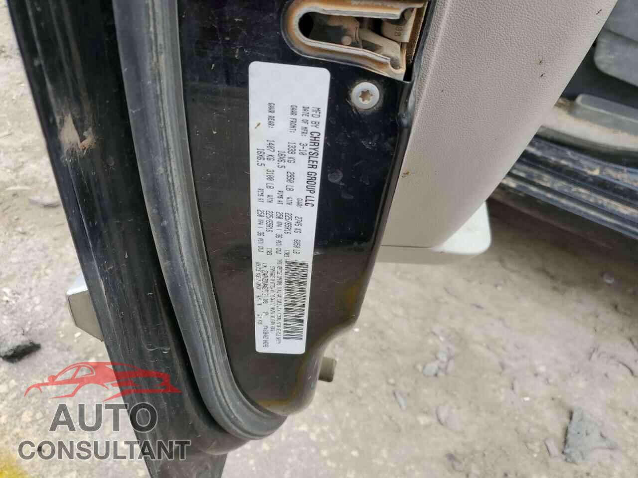 DODGE CARAVAN 2010 - 2D4RN5D10AR273121