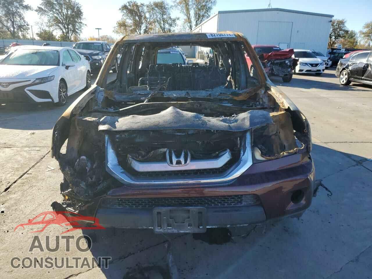 HONDA PILOT 2010 - 5FNYF3H29AB021425