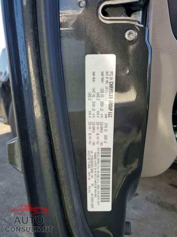 DODGE CARAVAN 2012 - 2C4RDGBG9CR178000