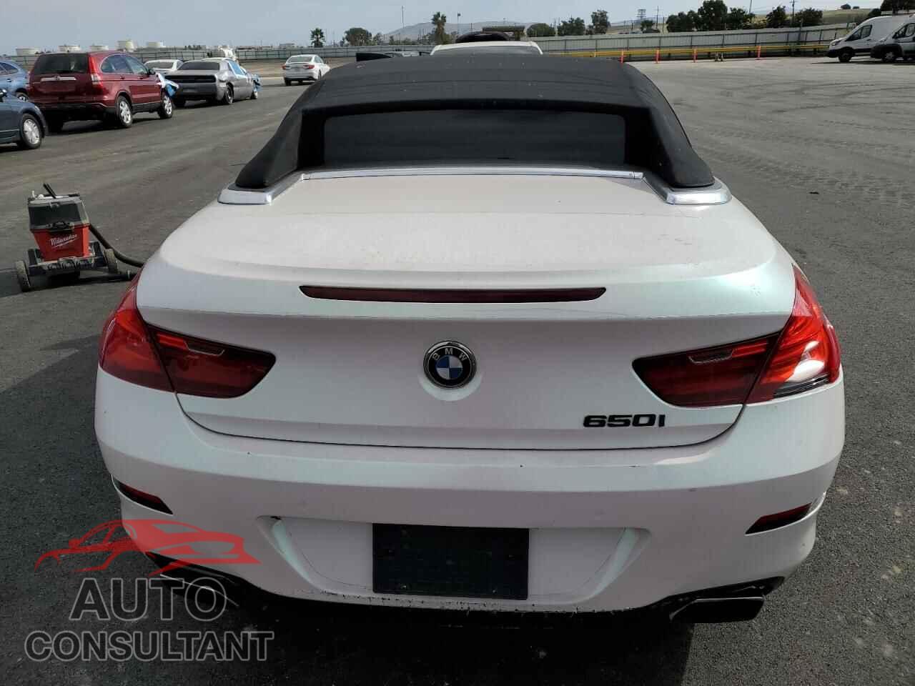 BMW 6 SERIES 2012 - WBALZ3C52CDL72512