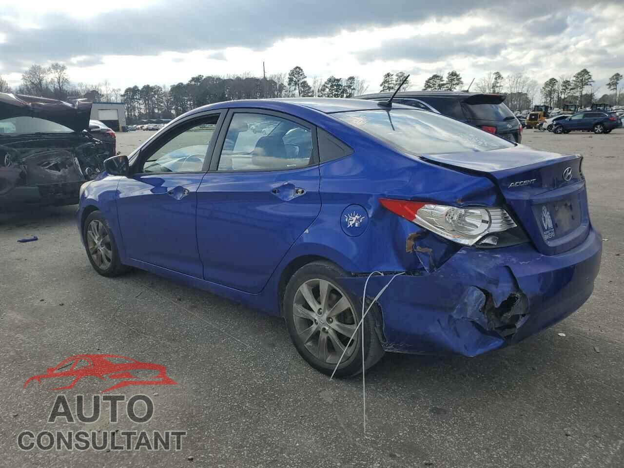 HYUNDAI ACCENT 2012 - KMHCU4AE2CU187060