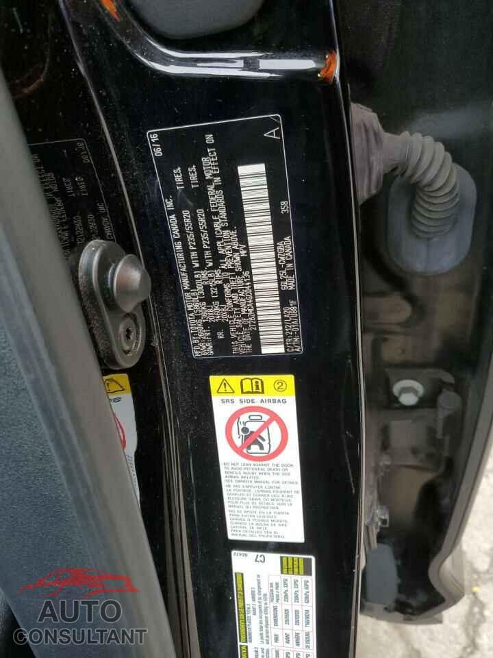 LEXUS RX350 2016 - 2T2BZMCA4GC044136